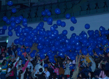 New Year party organized by Azerbaijan Gymnastics Federation. Baku. Azerbaijan, Dec.24, 2015